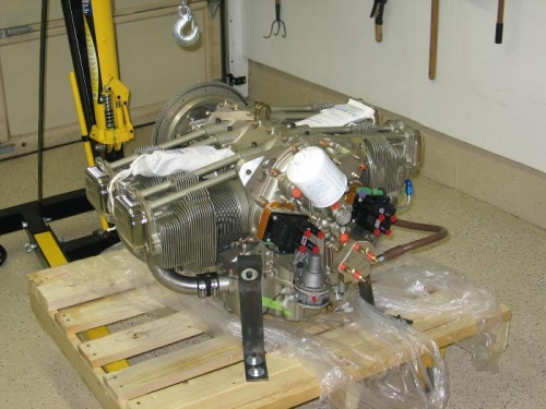 The view from the accessory drive end