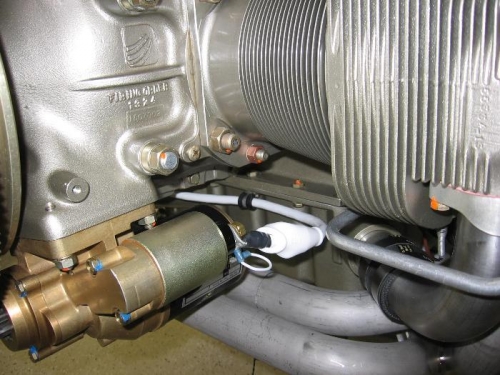 Starter cable clamping