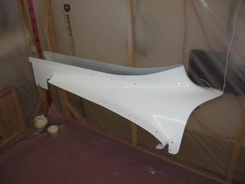 HS to VS fairing painted