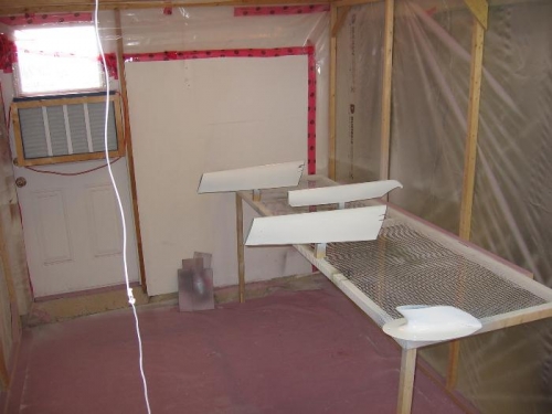 Gear leg fairings and nose gear leg upper intersection fairing painted