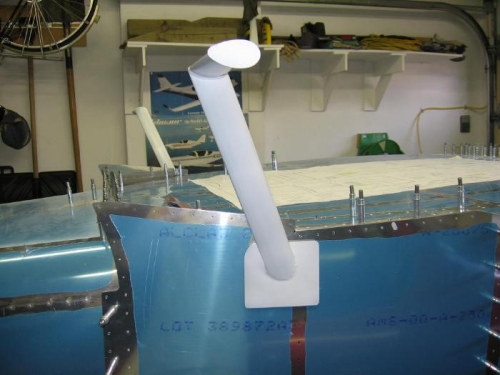 F-770 forward side skin match drilled and steps checked for fit