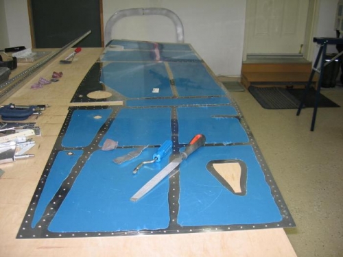 The right F-770 forward side skin