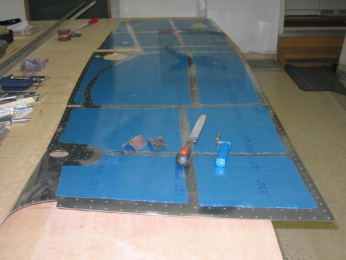 The left F-770 forward side skin