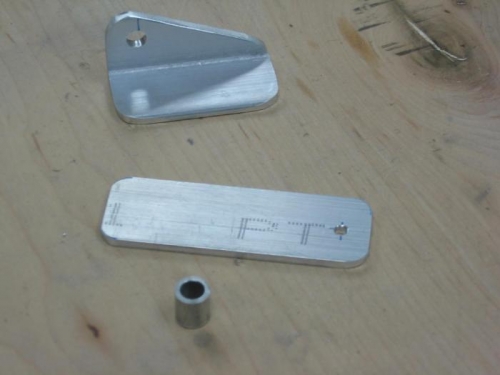 Flap motor mounting parts