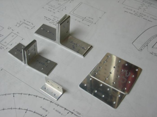 Roll over bar attach angles and plates
