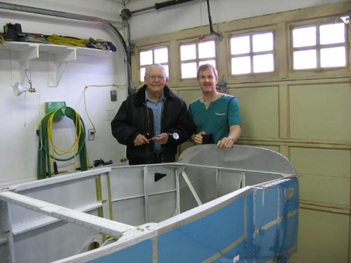 Bill Tee, MD-RA inspector, did the pre-cover inspection