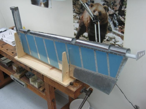 The left elevator closed out