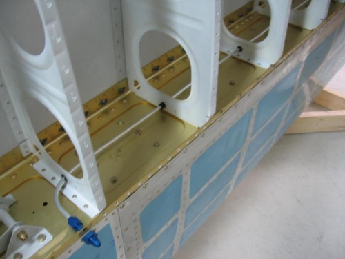 Pitot pressure line installed