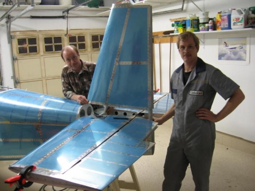 Vertical stabilizer trial fitting
