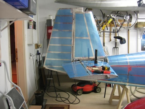 Vertical Stab and Rudder mounted