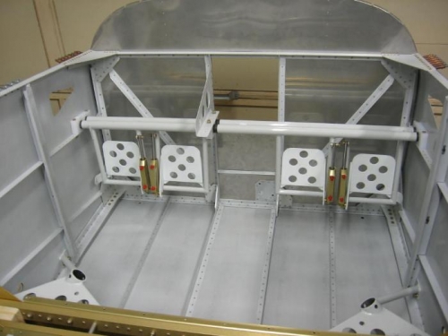 Rudder/Brake pedal installation