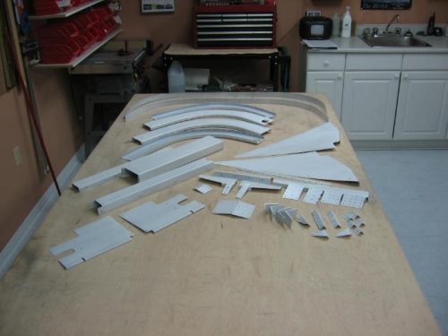 Rollover bar components primed