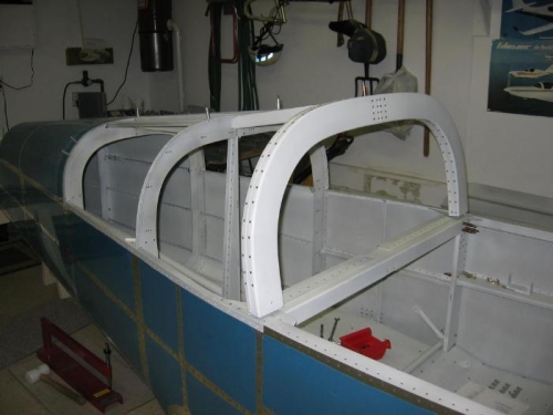 Rollover bar in position