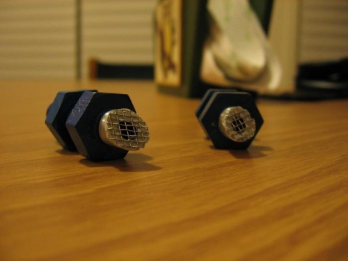 Fuel tank vent inlet screens epoxied on