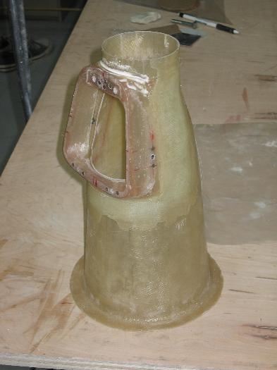 Engine induction air filter housing and alternate air supply valve deck work continued