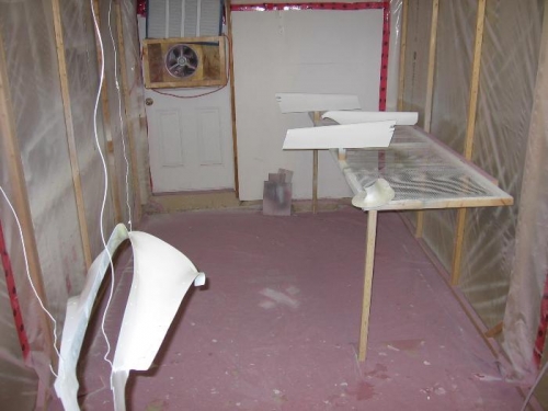 Repainted HS to VS, gear leg and nose gear leg upper intersection fairings