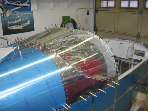 Rear window match drilled