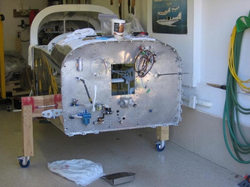 Engine removed from firewall