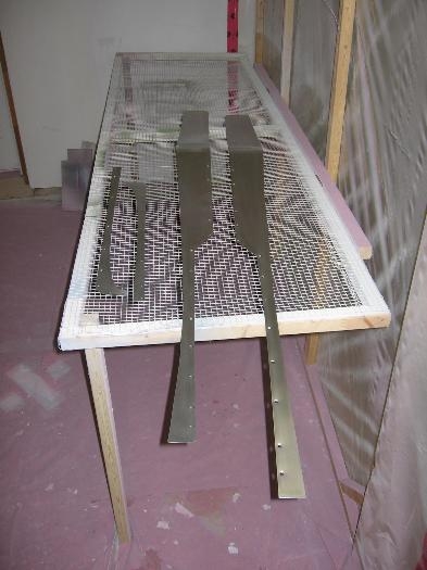 Wing to body and HS to body fairings cleaned, etched and abraded