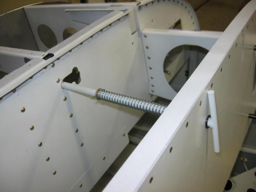 Canopy release mechanism handle