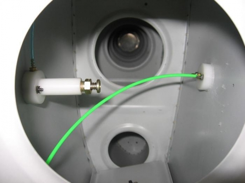 AOA system pressure ports installed