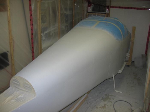 Fuselage priming carried out