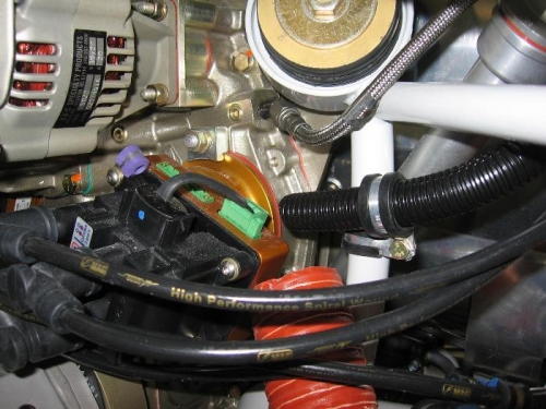 Magneto cooling blast tubes installed