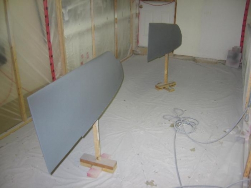 Wing tip fairing UV blocker applied