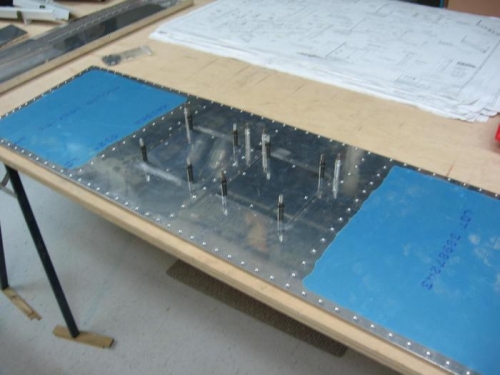 Forward upper skin access panels completed