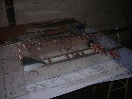 Floor ribs which will attach to the 806 bulkhead