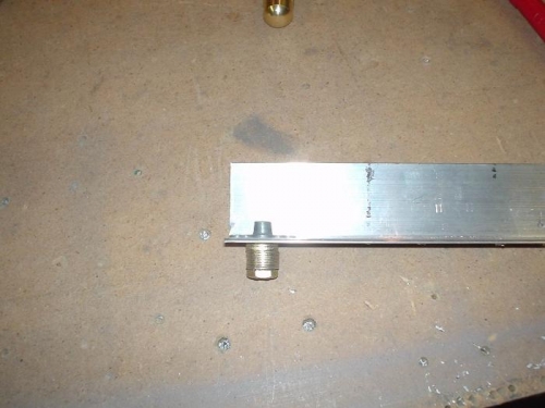 The bolt now attaches the nutplate for drilling