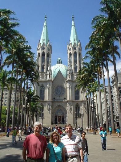 Yours truly in Sao Paulo with Teresa Bishop, our court reporter, and Don Andersen, a friend and atty.
