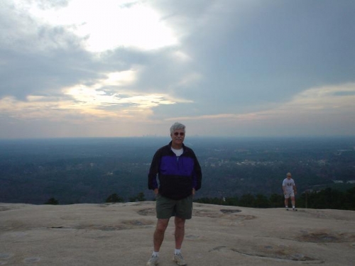 Photographic proof that I did climb Stone Mountain