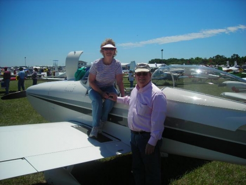 Bob Bell and his wife flew down to the show from Winder, GA in their RV-8A