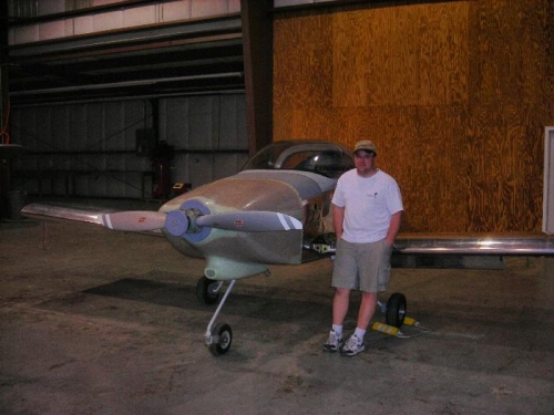 Jamie and his closer to completed RV-7A