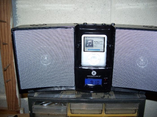 The new I-Pod music system