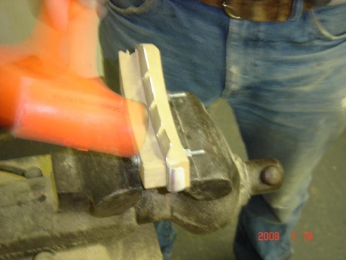 flanging aileron pocket rib