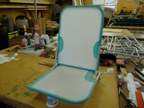 Finished Ceconite-covered Seat