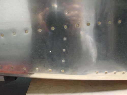 5 rivets/side to be drilled out