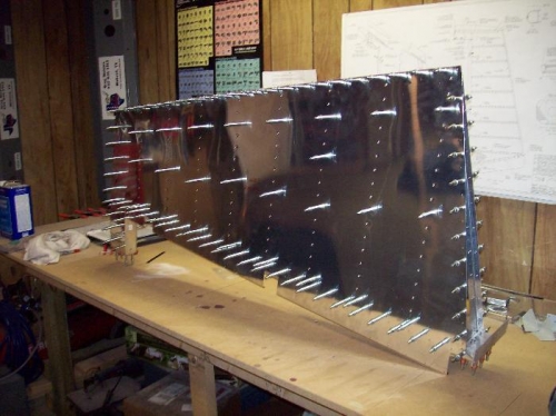 full rudder, ready for drilling