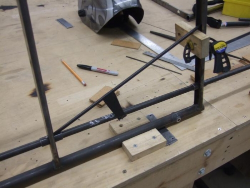 Jig for the small ribe support tube