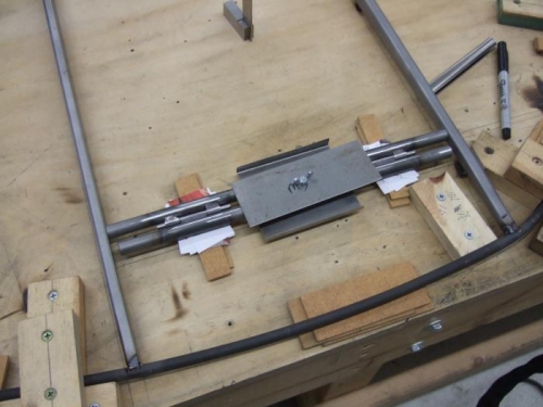 JIg to hold hinges centered