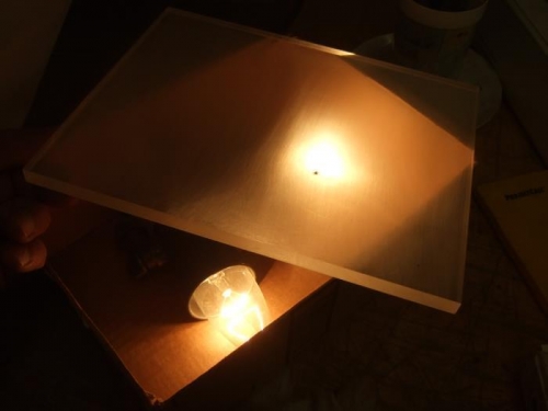 Home made light table