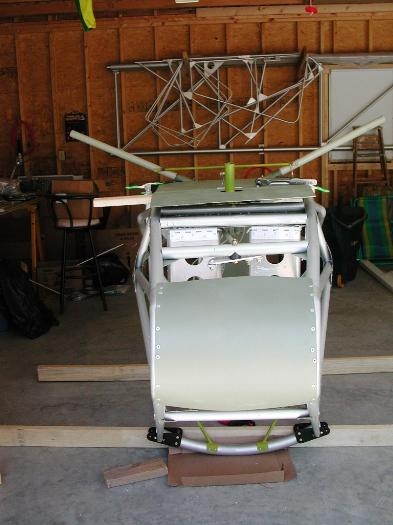 Nose cover with plane upside down