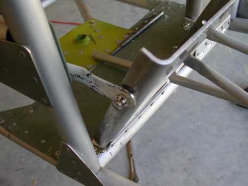 Right forward rudder pedal