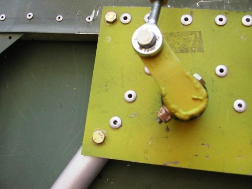 Nose wheel steering push rod