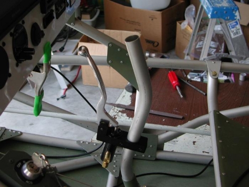 Control and master cylinder