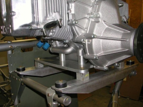 Left rear engine mount