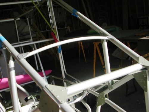 Lower windshield cross brace