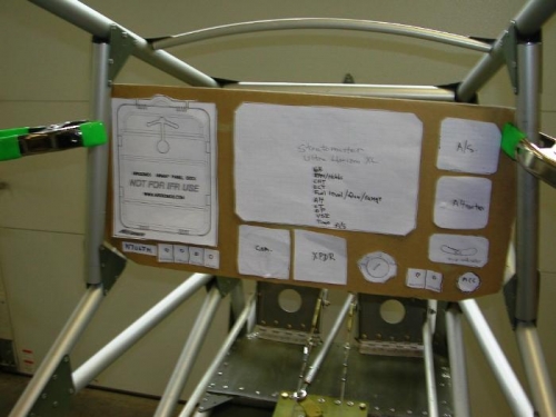 Tentative panel layout